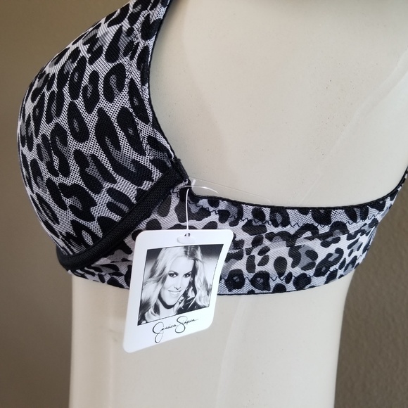 Jessica Simpson Bra Animal Print Push Up Bra NWT - Picture 5 of 8